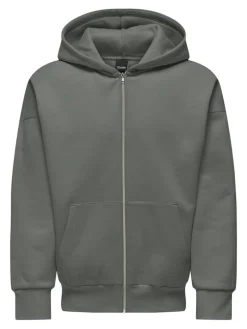 ONSDAN LIFE RLX HEAVY ZIP HOODIE NOOS castor gray