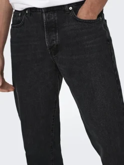 ONSEDGE STRAIGHT BLACK 6985 TAI DNM NOOS black denim