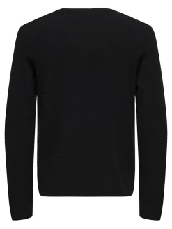 ONSERIC REG 12 STRUC CREW KNIT NOOS black