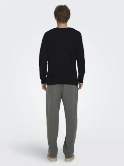 ONSERIC REG 12 STRUC CREW KNIT NOOS black