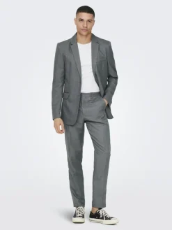 ONSEVE SLIM 2BTN 0052 BLAZER medium grey melange