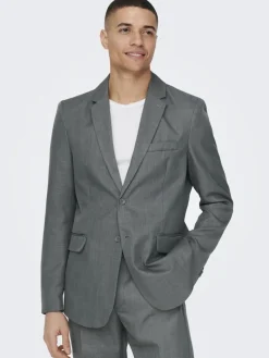 ONSEVE SLIM 2BTN 0052 BLAZER medium grey melange