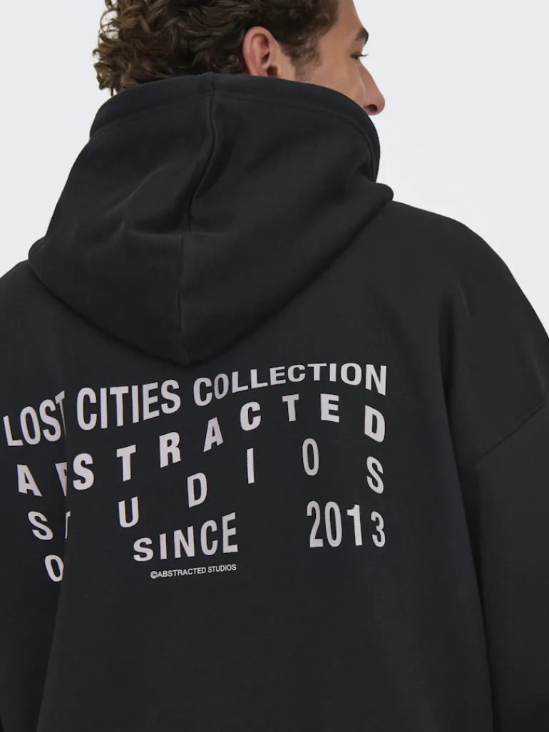 ONSGALLERY VTG HOODIE black
