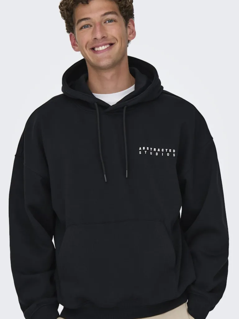 ONSGALLERY VTG HOODIE black