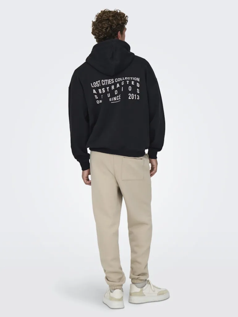ONSGALLERY VTG HOODIE black