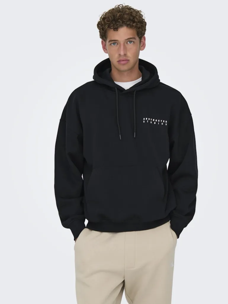 ONSGALLERY VTG HOODIE black