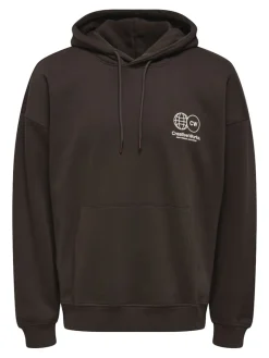 ONSGALLERY VTG HOODIE coffee bean