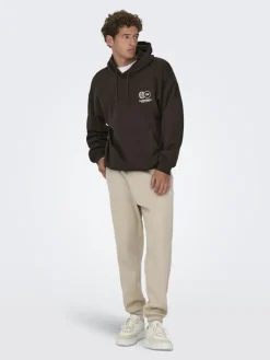 ONSGALLERY VTG HOODIE coffee bean