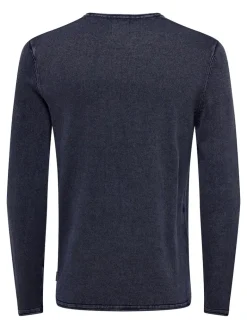 ONSGARSON 12 WASH CREW KNIT dress blues