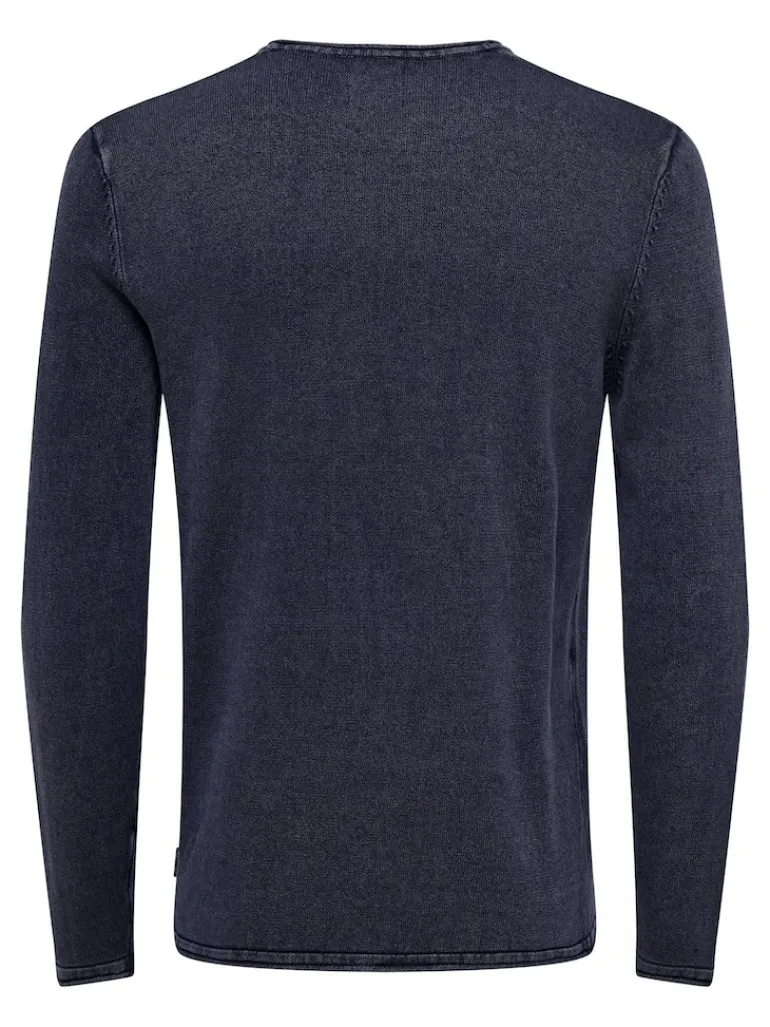 ONSGARSON 12 WASH CREW KNIT dress blues