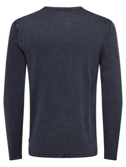 ONSGARSON 12 WASH CREW KNIT dress blues
