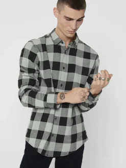 ONSGUDMUND LS CHECKED SHIRT NOOS griffin