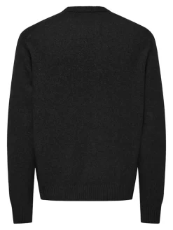 ONSJAMES RLX CREW KNIT NOOS black