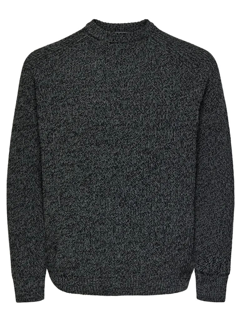 ONSJOIN RLX LS RAGLAN KNIT black