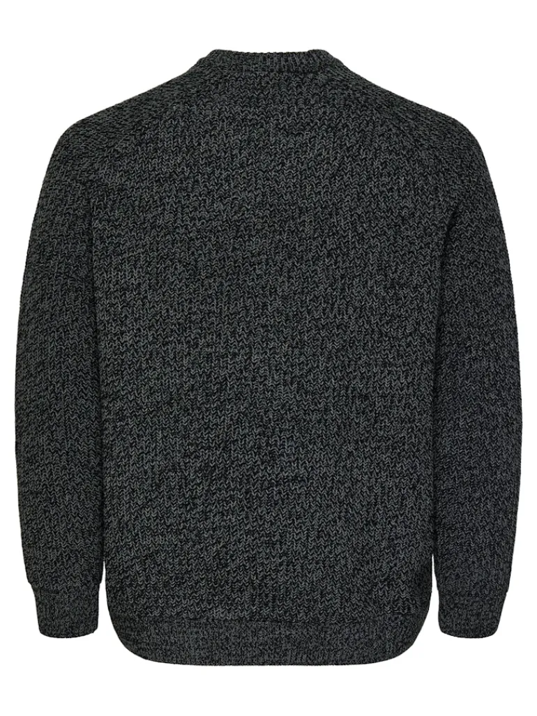 ONSJOIN RLX LS RAGLAN KNIT black