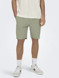 ONSLINUS 0007 COT LIN SHORTS NOOS tea