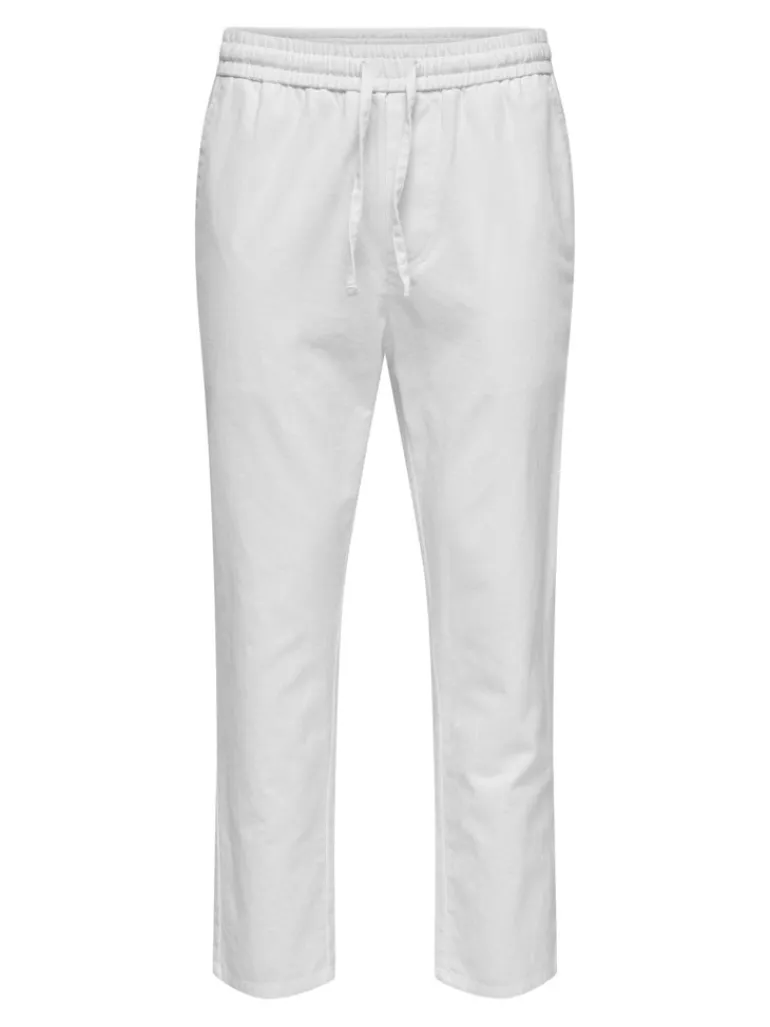 ONSLINUS CROP 0007 COT LIN PNT NOOS bright white