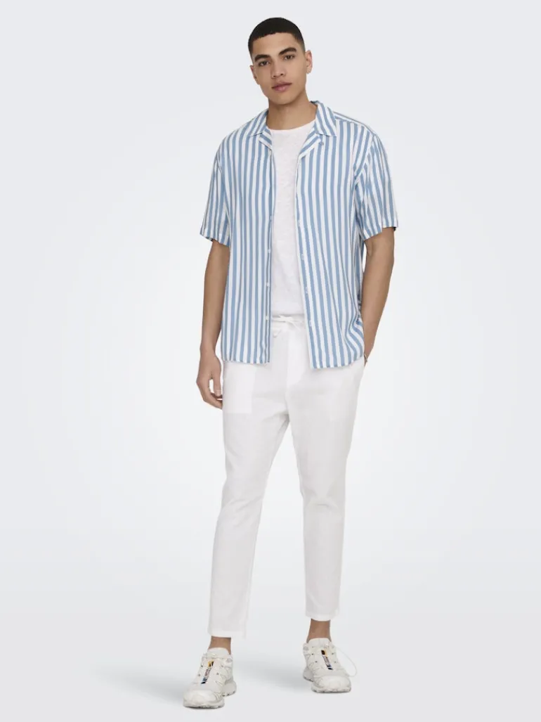 ONSLINUS CROP 0007 COT LIN PNT NOOS bright white