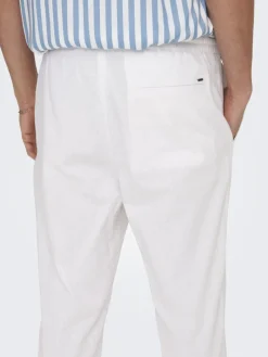 ONSLINUS CROP 0007 COT LIN PNT NOOS bright white