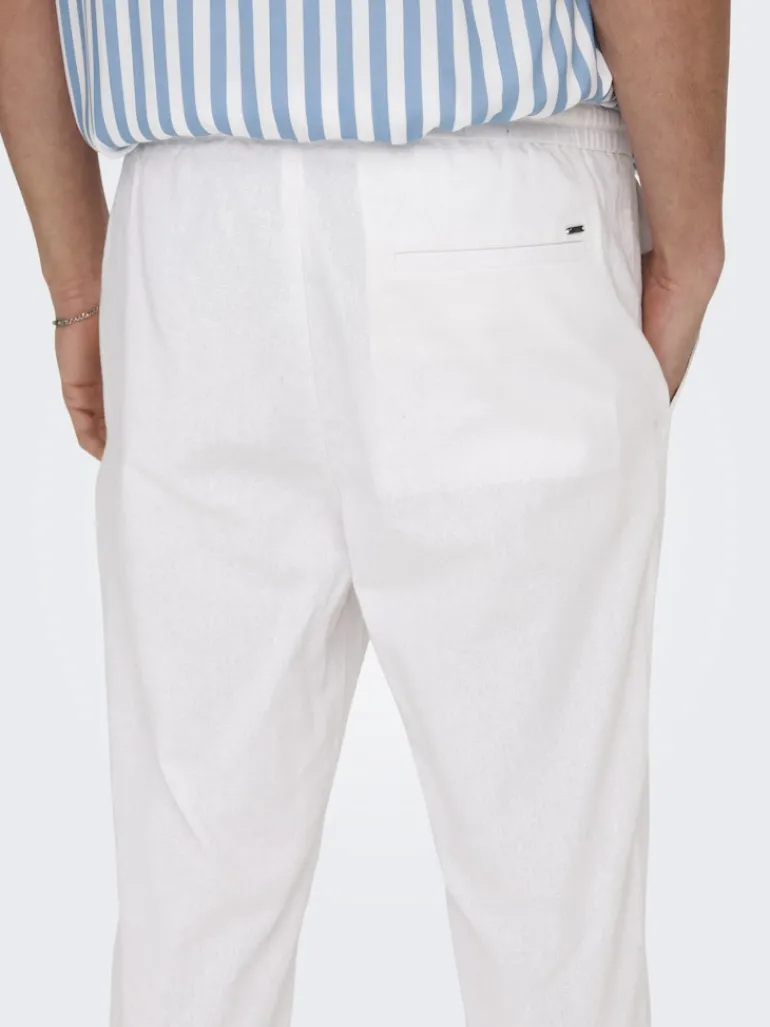 ONSLINUS CROP 0007 COT LIN PNT NOOS bright white