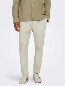 ONSLINUS CROP 0007 COT LIN PNT NOOS silver lining
