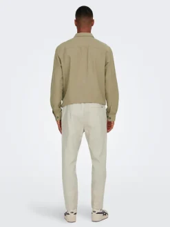 ONSLINUS CROP 0007 COT LIN PNT NOOS silver lining