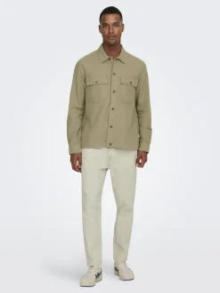 ONSLINUS CROP 0007 COT LIN PNT NOOS silver lining