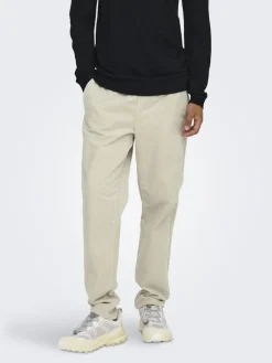 ONSLINUS TAP CORDUROY 0185 PANT NOOS silver lining