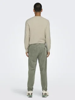 ONSLINUS TAP CORDUROY 0185 PANT NOOS castor gray