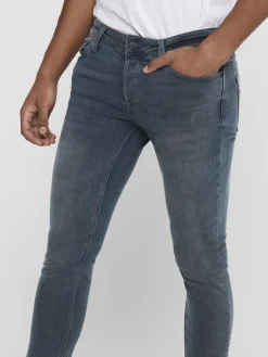 ONSLOOM LIFE SLIM GREY PK 7090 NOOS grey denim2