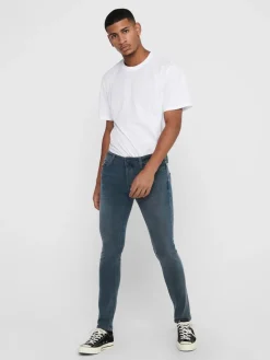 ONSLOOM LIFE SLIM GREY PK 7090 NOOS grey denim2