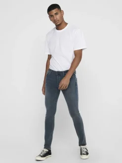 ONSLOOM LIFE SLIM GREY PK 7090 NOOS grey denim2