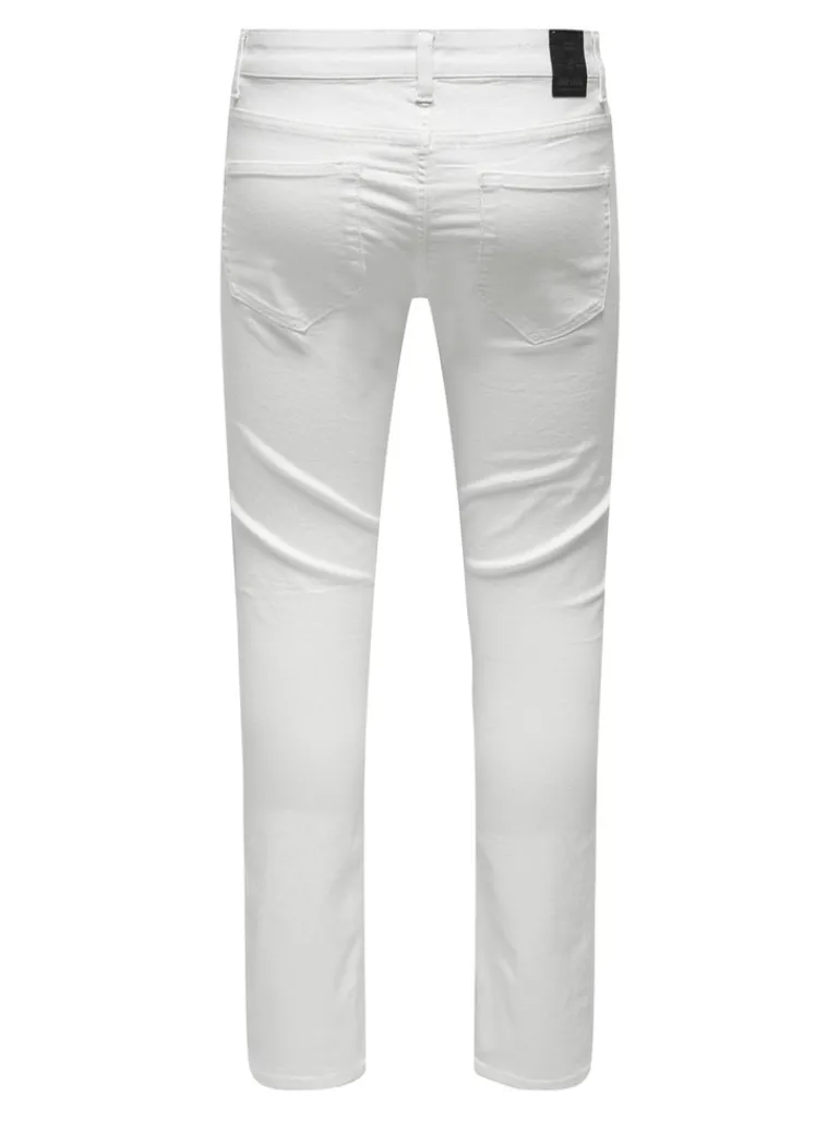 ONSLOOM LIFE SLIM TWILL 4452 PANT white