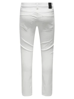 ONSLOOM LIFE SLIM TWILL 4452 PANT white
