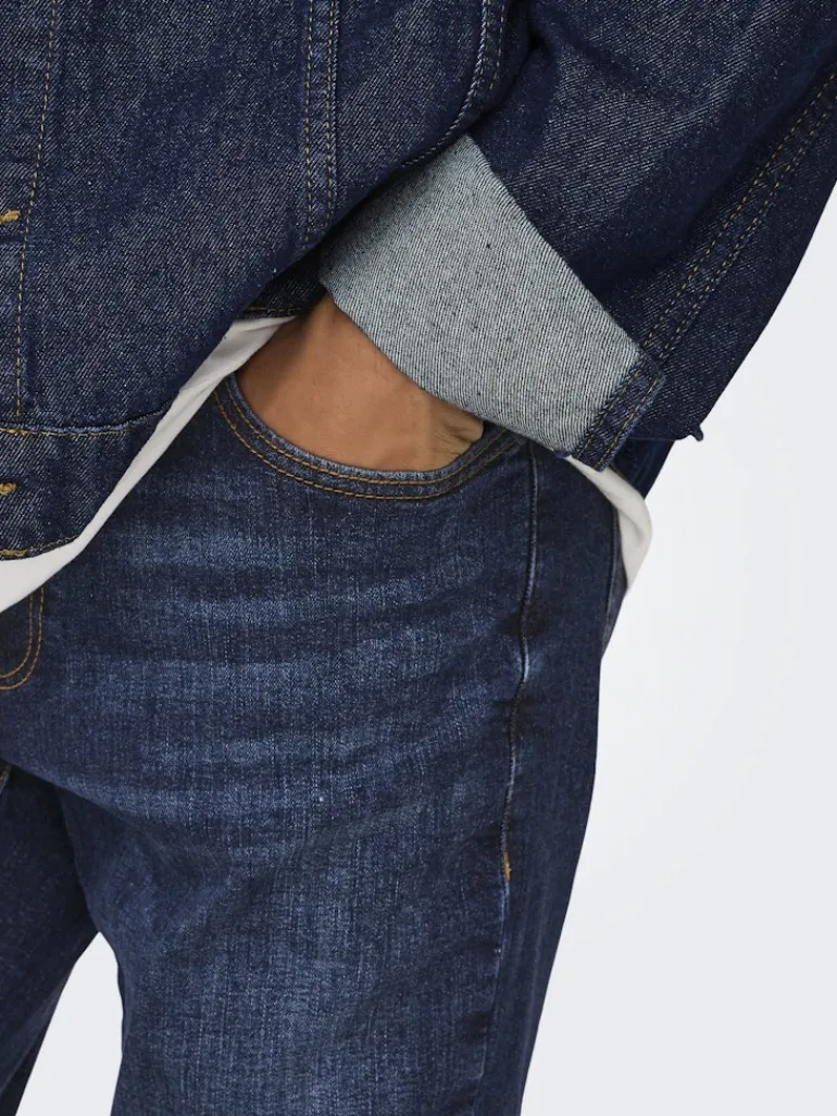 ONSLOOM SLIM DB 6749 MAT DNM NOOS dark blue denim