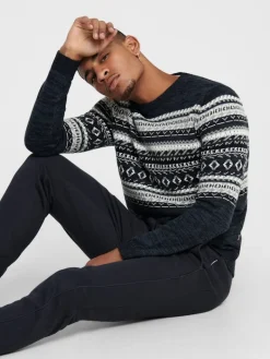 ONSLUDVIG 7 CHEST JAQ KNIT phantom