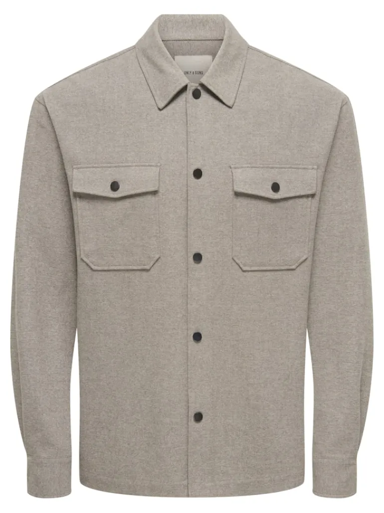 ONSMARK BRUSHED 0353 OVERSHIRT NOOS falcon