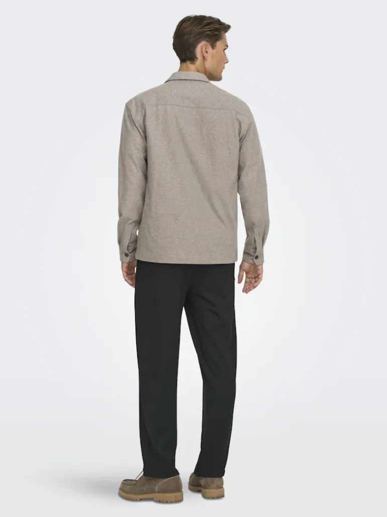 ONSMARK BRUSHED 0353 OVERSHIRT NOOS falcon
