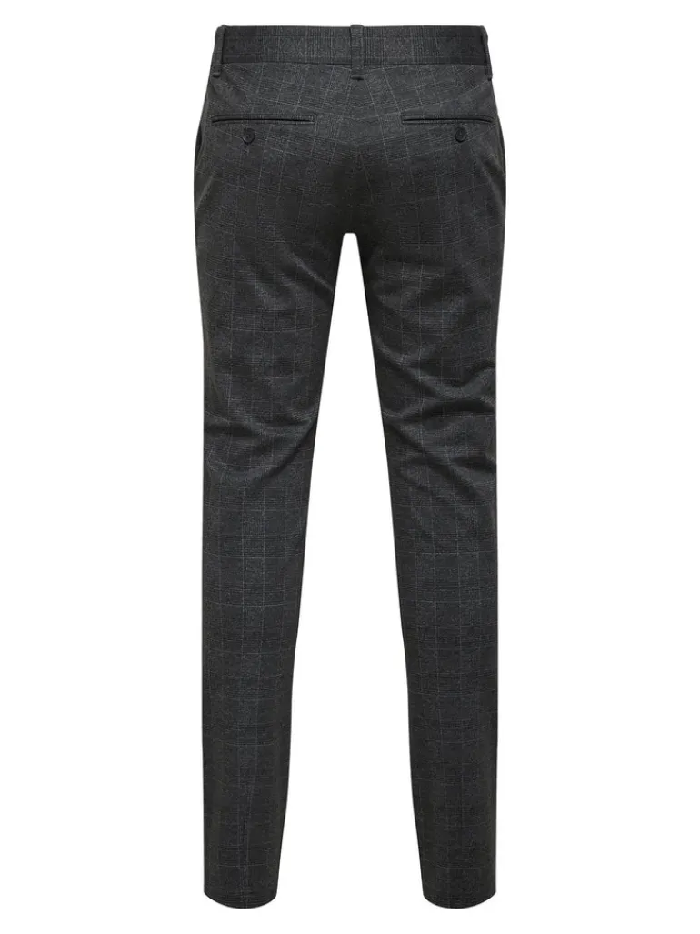 ONSMARK SLIM CHECK PANTS 9887 NOOS black