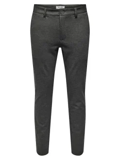 ONSMARK SLIM HERRINGBONE 2911 PANT NOOS slate black