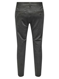 ONSMARK SLIM HERRINGBONE 2911 PANT NOOS slate black
