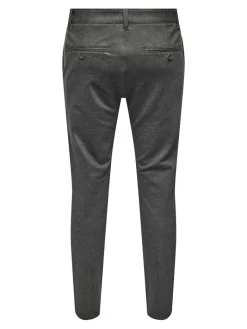 ONSMARK SLIM HERRINGBONE 2911 PANT NOOS slate black
