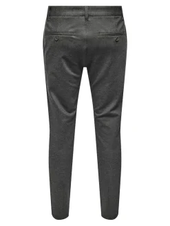 ONSMARK SLIM HERRINGBONE 2911 PANT NOOS slate black