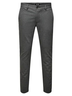 ONSMARK SLIM HERRINGBONE 2911 PANT NOOS black