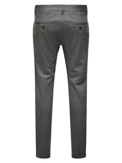 ONSMARK SLIM HERRINGBONE 2911 PANT NOOS black