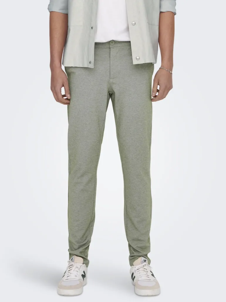 ONSMARK SLIM TAP 0209 MELANGE PANT NOOS olive night