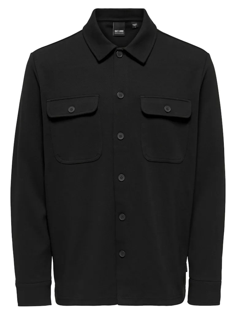 ONSNEWKODYL OVERSHIRT SWEAT NOOS black