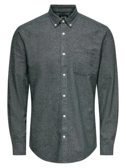 ONSNIKO LS MELANGE SHIRT peat