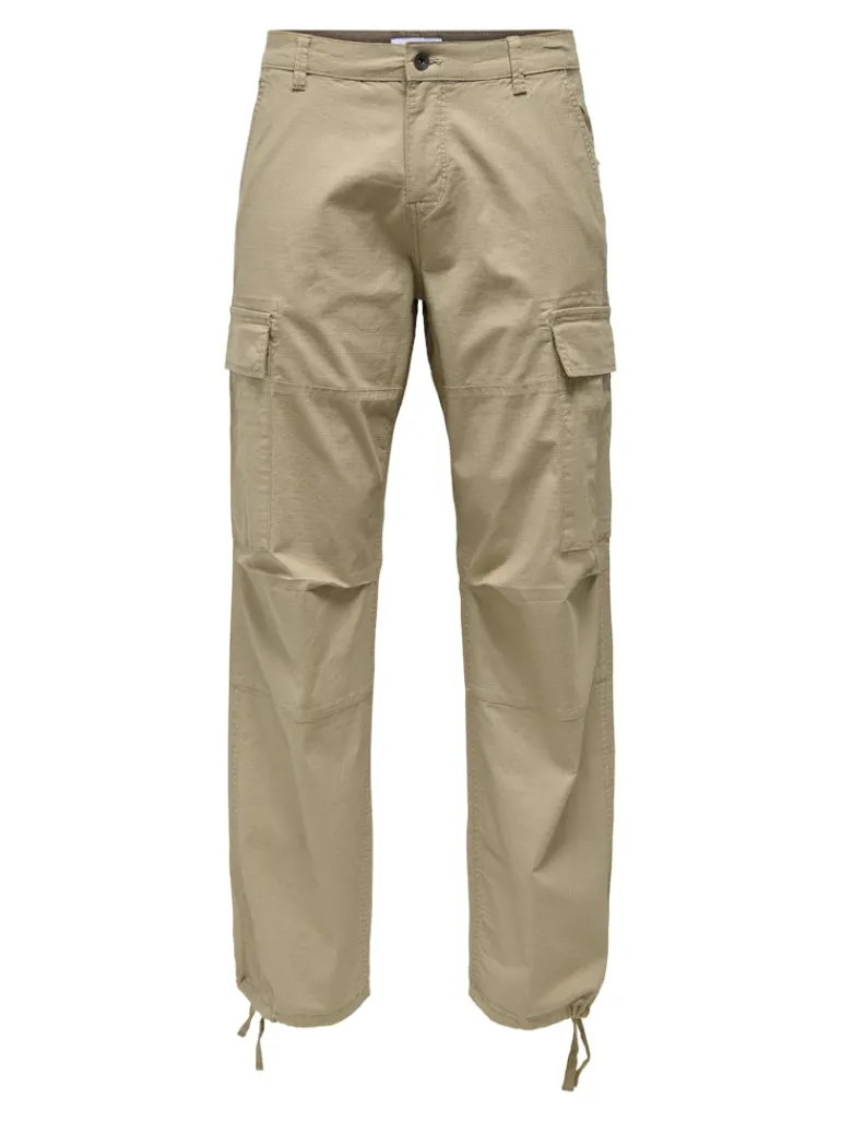 ONSRAY LIFE 0020 RIBSTOP CARGO PANT NOOS chinchilla