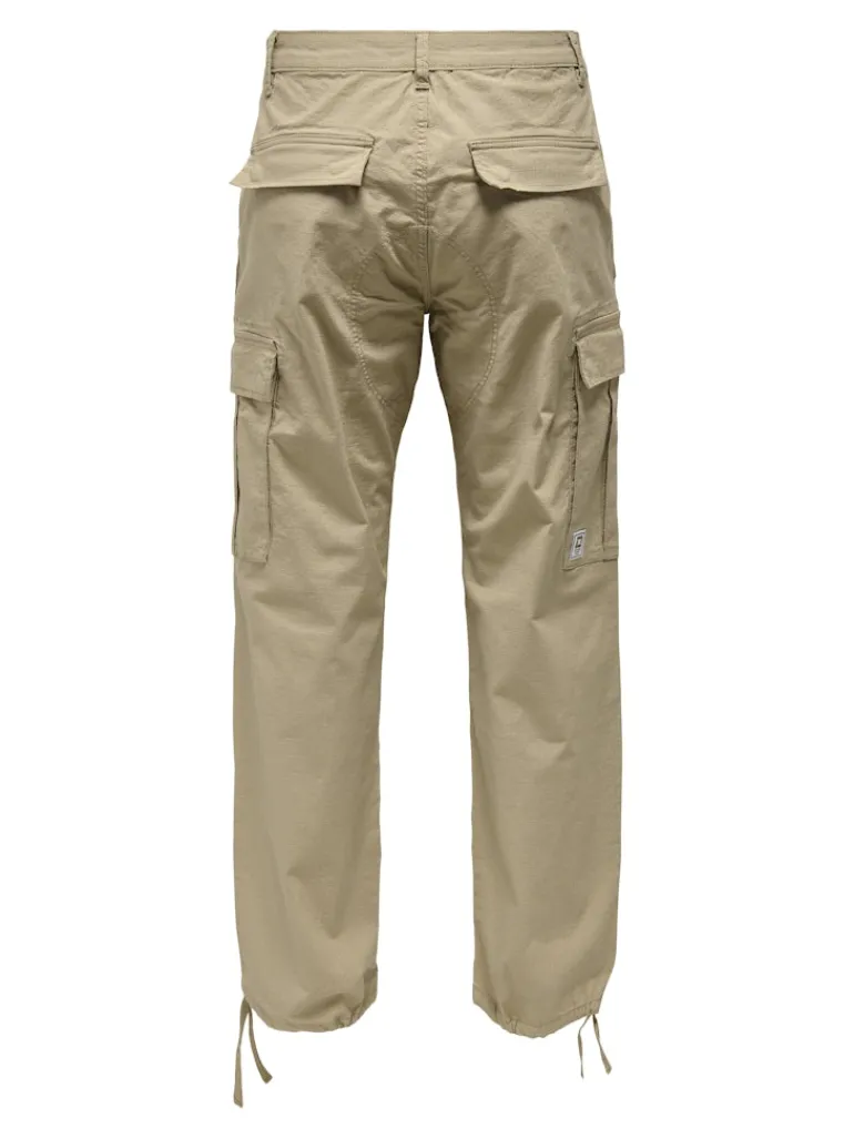 ONSRAY LIFE 0020 RIBSTOP CARGO PANT NOOS chinchilla